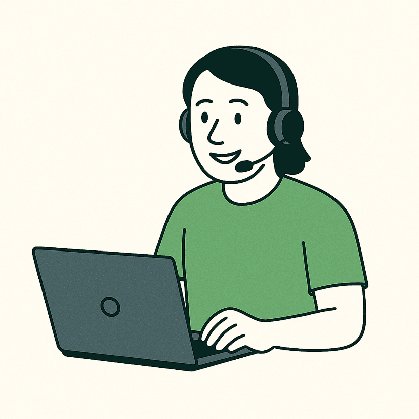 IT-Fachkraft mit Laptop